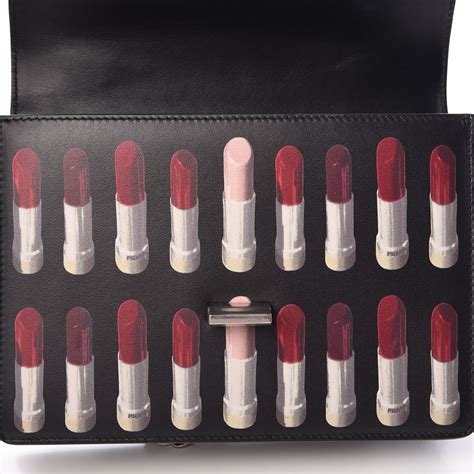 Prada lipstick print